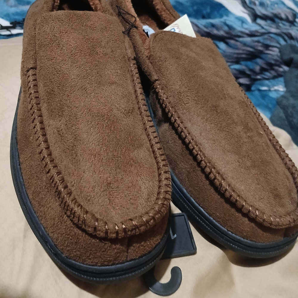 Men's Brown Suede Casual Loafers